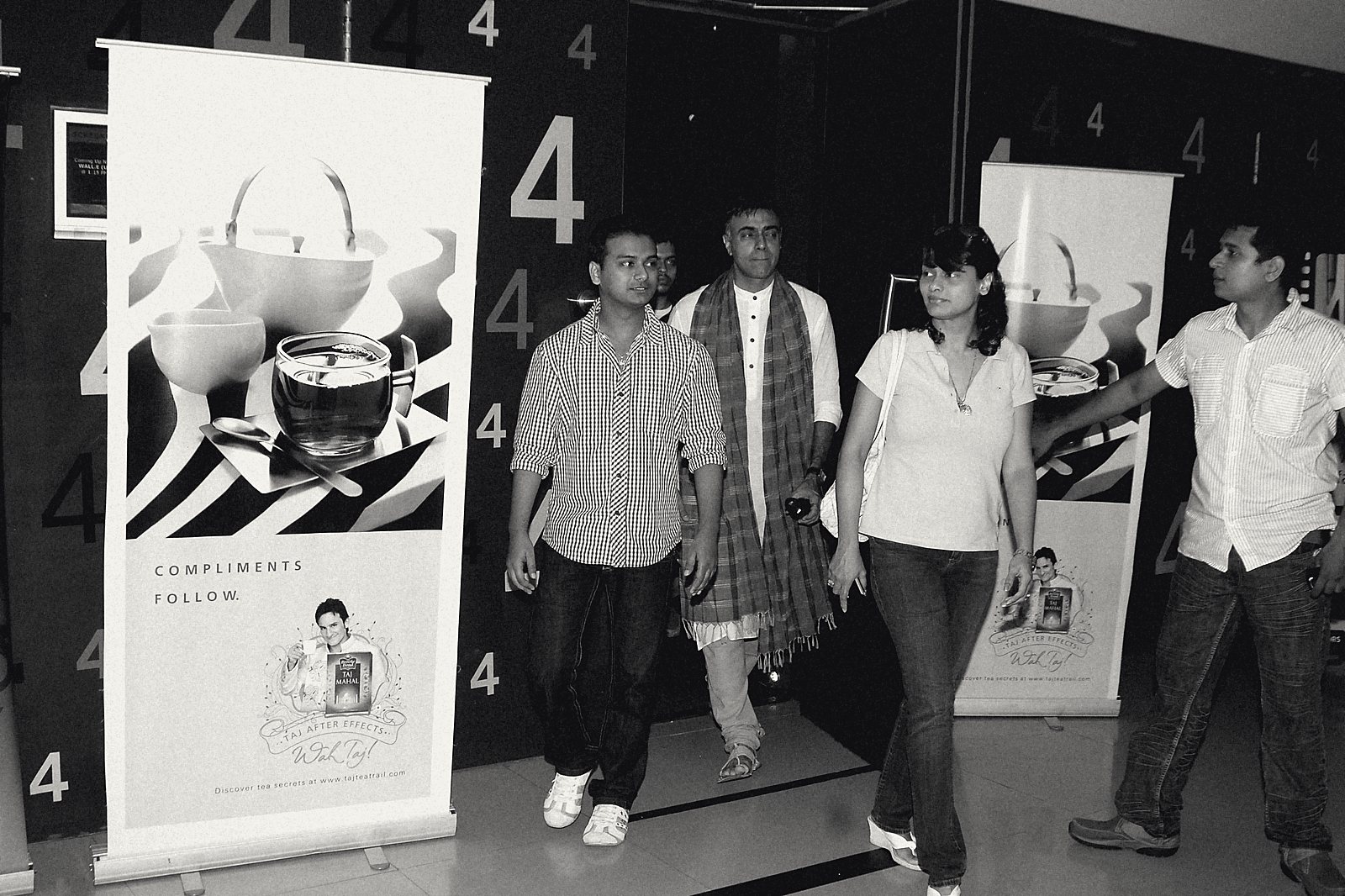 Taj Mahal Tea at the film society: a brand inside the screening, not around it