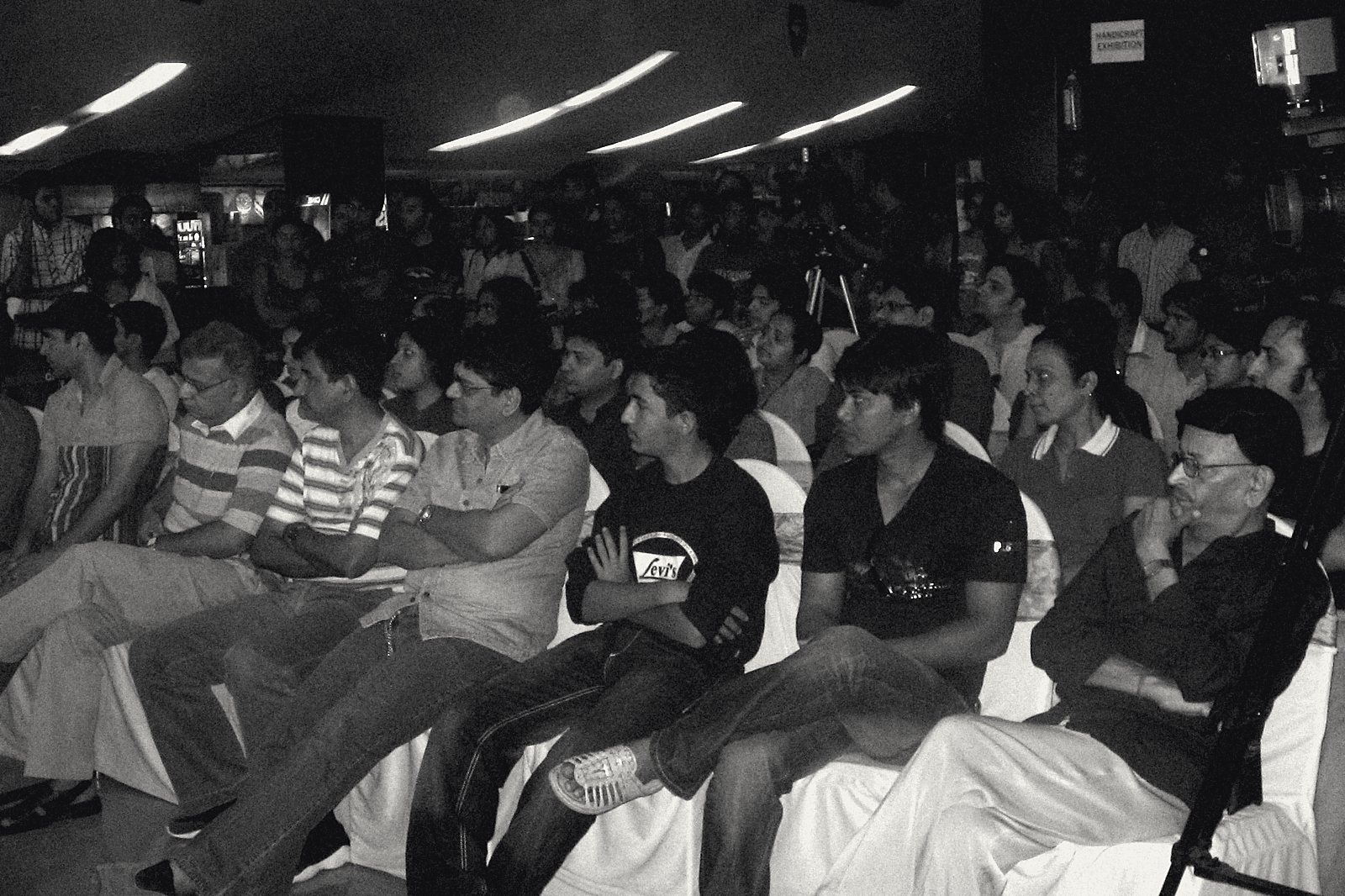 A full house on a Sunday morning